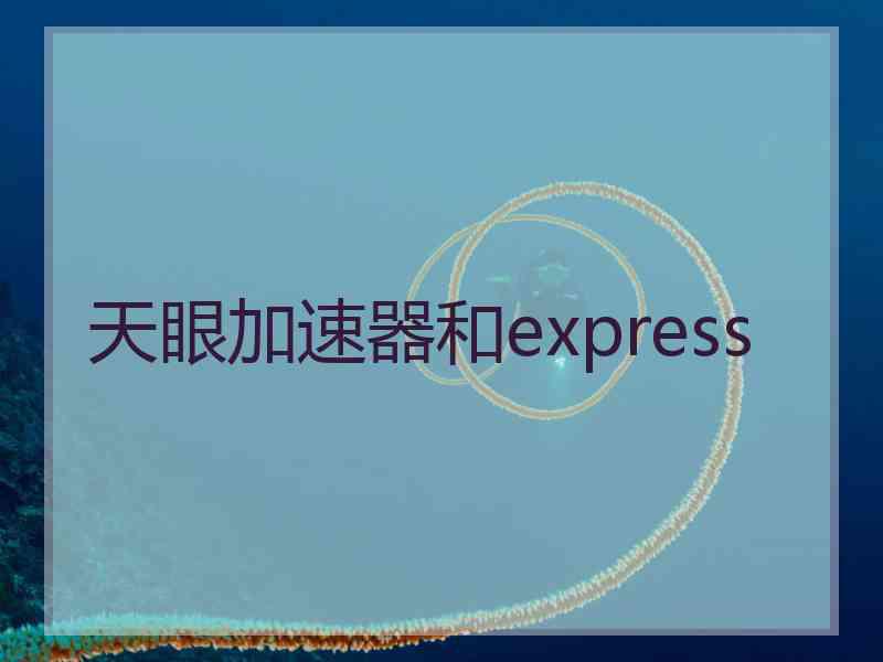 天眼加速器和express 天眼加速器和express