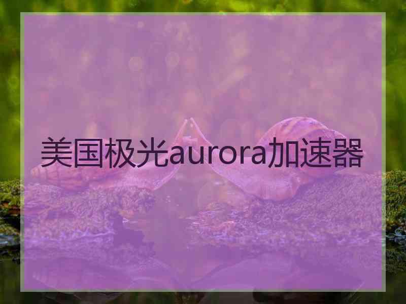 美国极光aurora加速器 美国极光aurora加速器