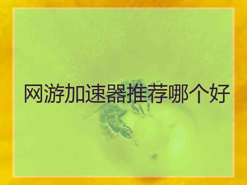 网游加速器推荐哪个好 网游加速器推荐哪个好