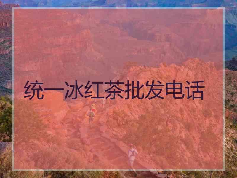 统一冰红茶批发电话 统一冰红茶批发电话