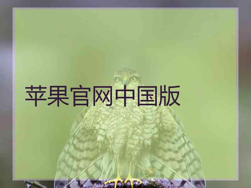 苹果官网中国版 苹果官网中国版