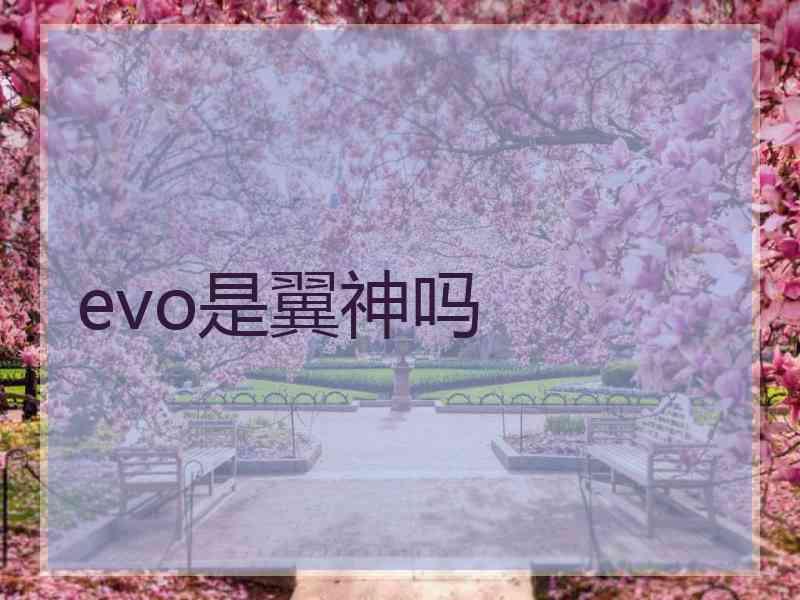 evo是翼神吗 evo是翼神吗
