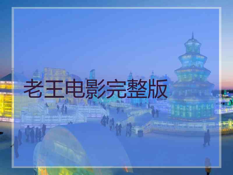 老王电影完整版