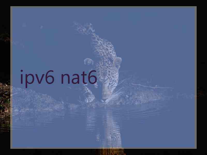 ipv6 nat6