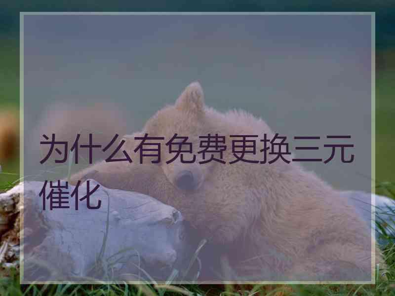 为什么有免费更换三元催化