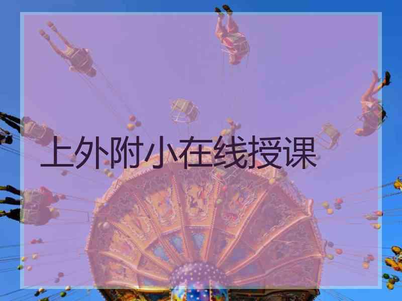 上外附小在线授课
