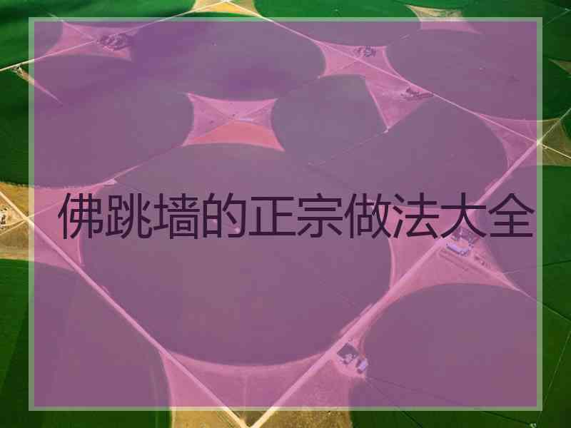 佛跳墙的正宗做法大全