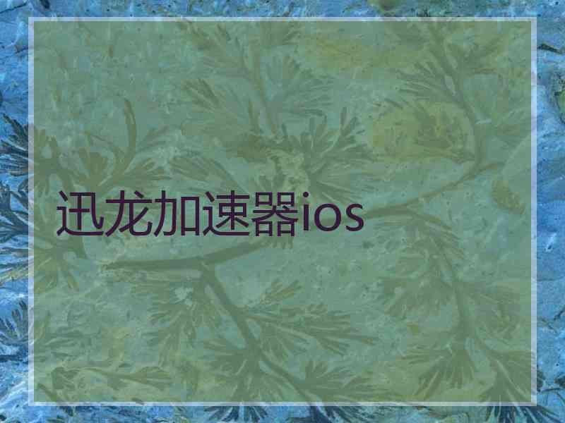 迅龙加速器ios