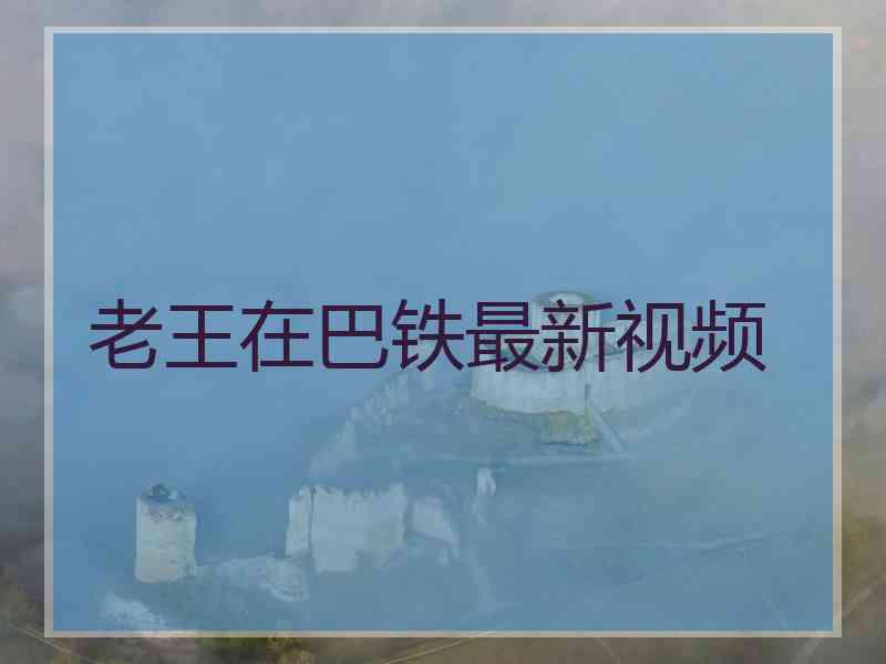 老王在巴铁最新视频