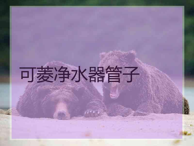 可菱净水器管子