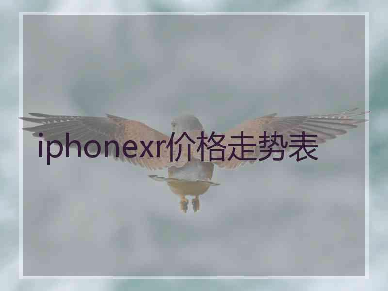 iphonexr价格走势表