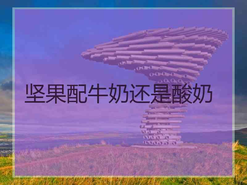 坚果配牛奶还是酸奶