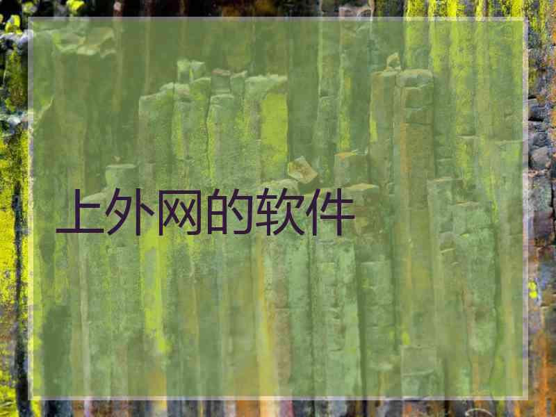 上外网的软件