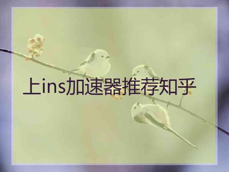 上ins加速器推荐知乎