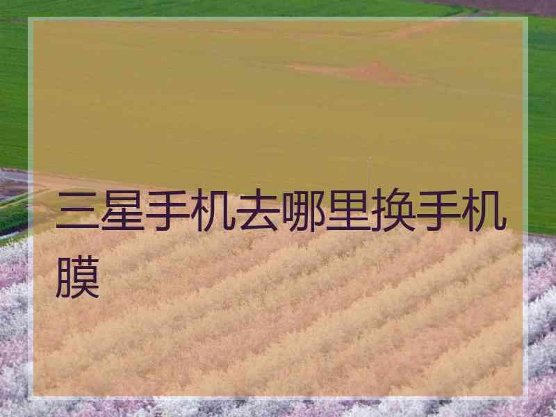 三星手机去哪里换手机膜