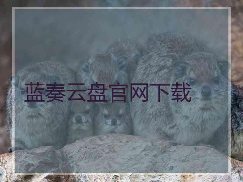 蓝奏云盘官网下载