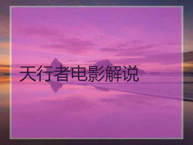 天行者电影解说