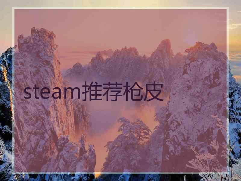 steam推荐枪皮