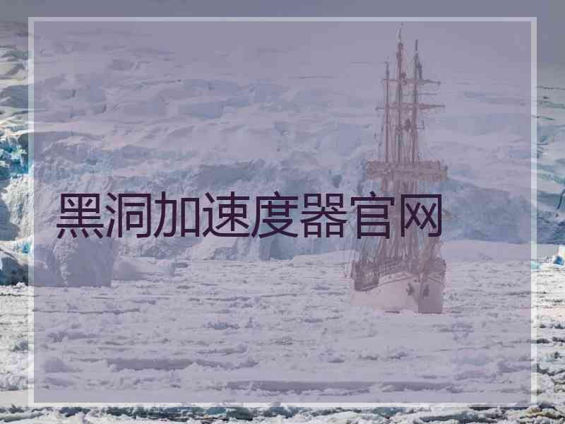 黑洞加速度器官网