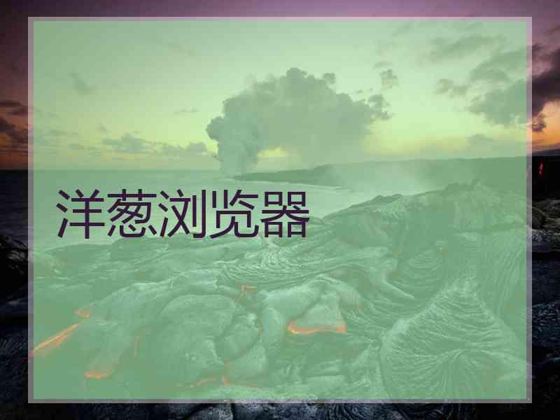 洋葱浏览器
