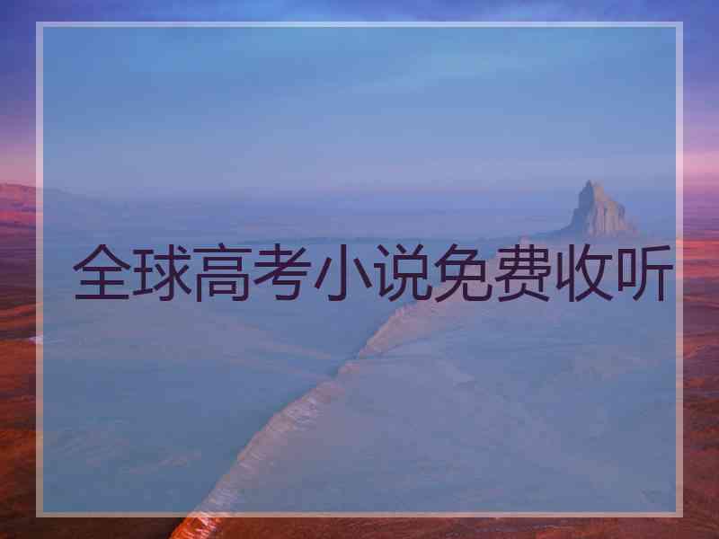 全球高考小说免费收听