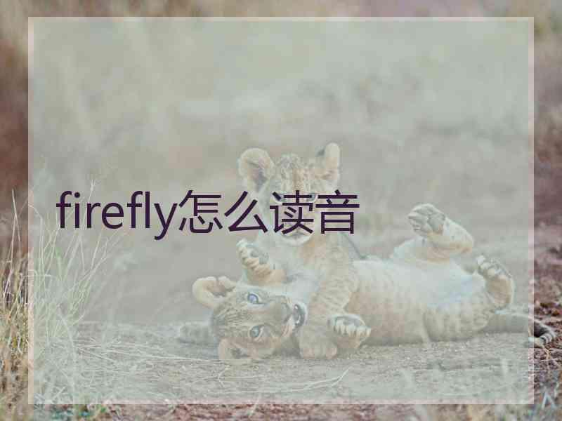 firefly怎么读音