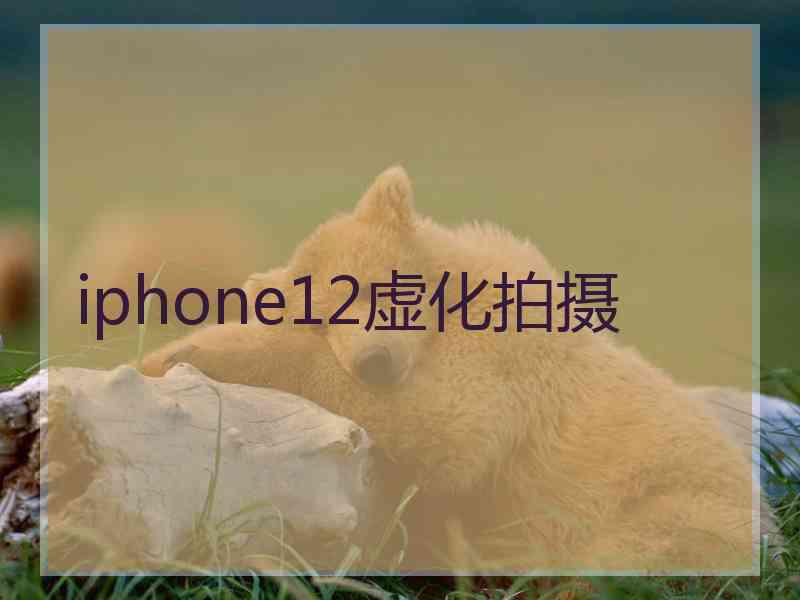 iphone12虚化拍摄