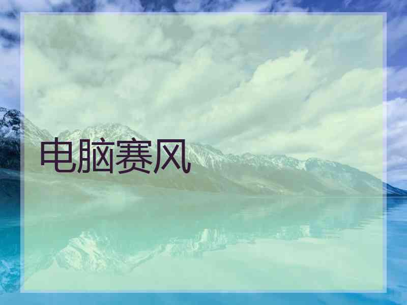 电脑赛风