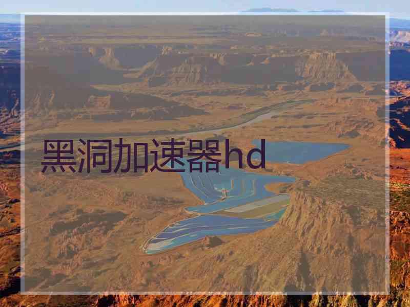 黑洞加速器hd