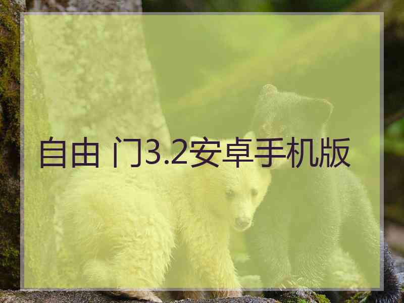 自由 门3.2安卓手机版