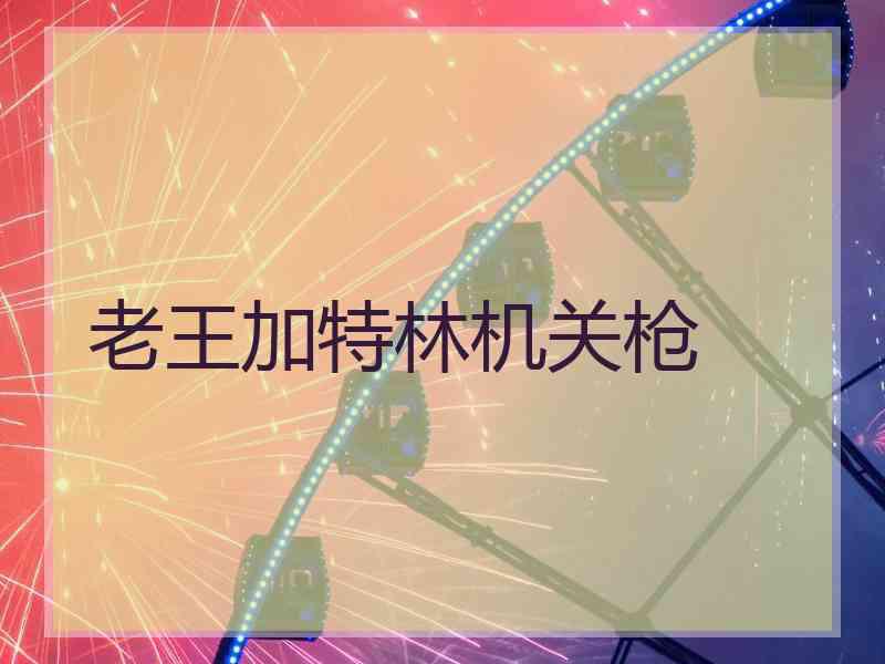 老王加特林机关枪