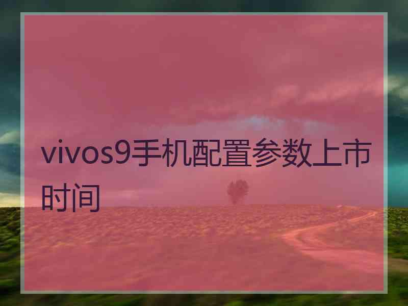 vivos9手机配置参数上市时间