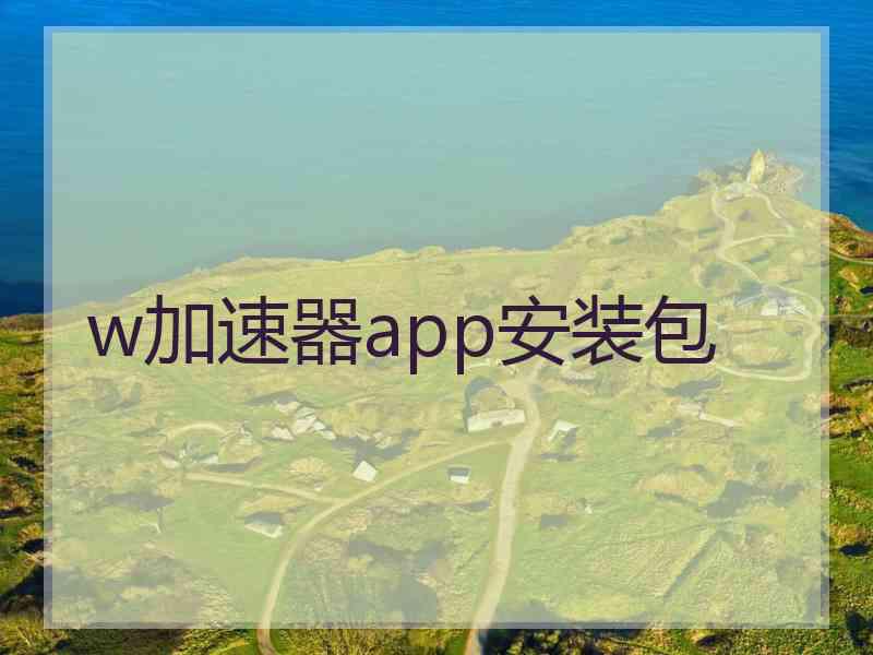 w加速器app安装包