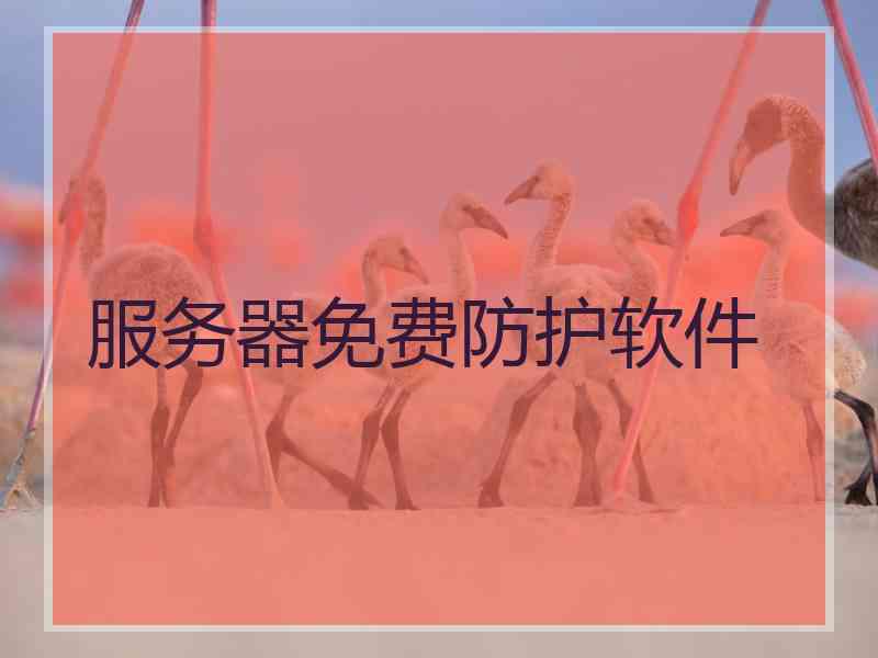 服务器免费防护软件