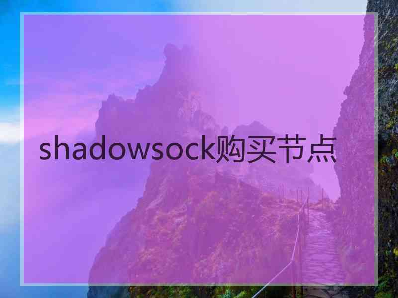 shadowsock购买节点