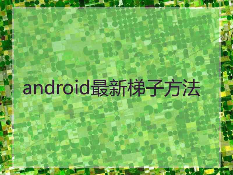 android最新梯子方法