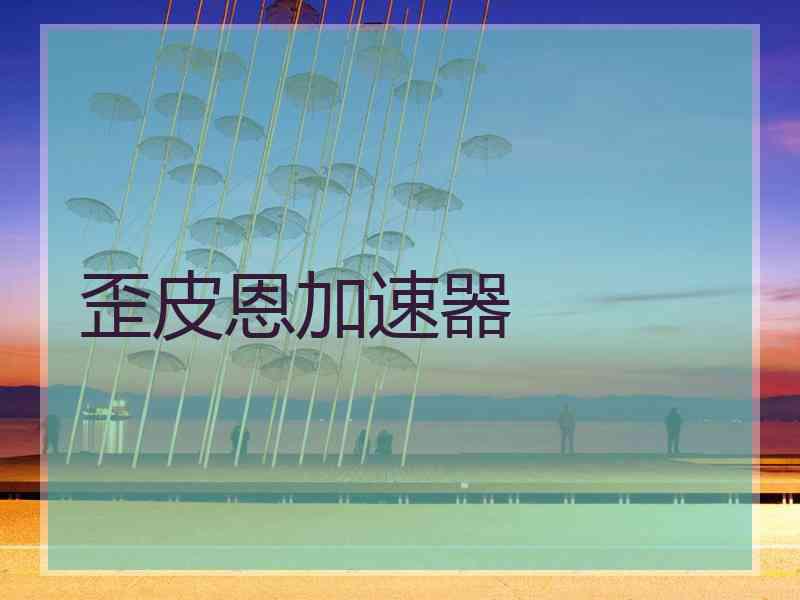 歪皮恩加速器