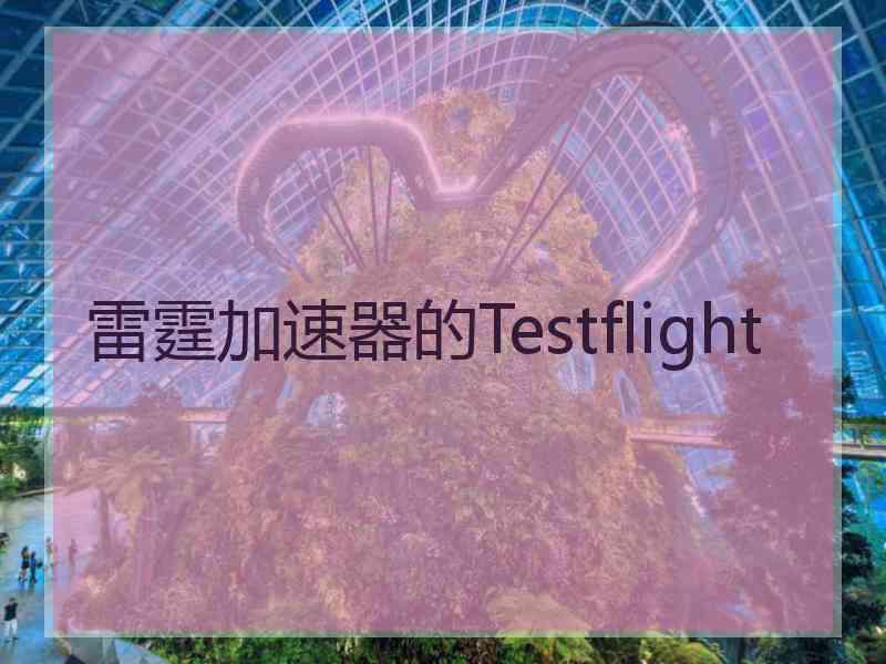 雷霆加速器的Testflight