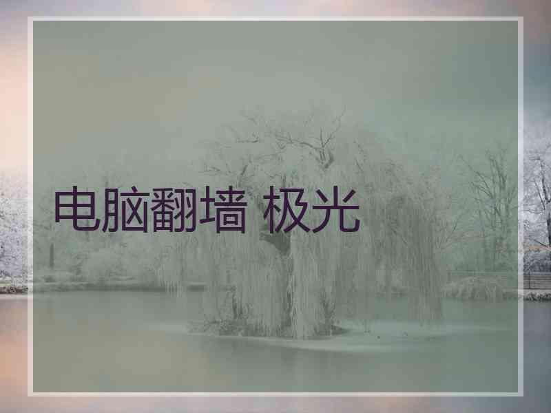 电脑翻墙 极光