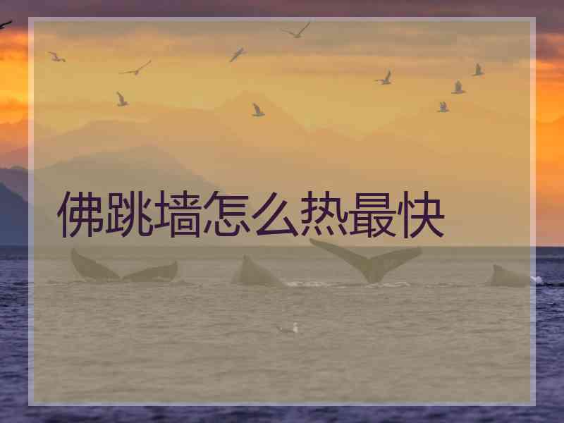 佛跳墙怎么热最快