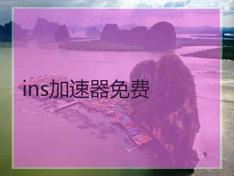 ins加速器免费
