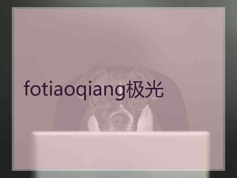 fotiaoqiang极光