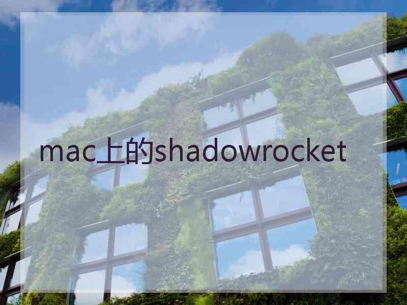 mac上的shadowrocket