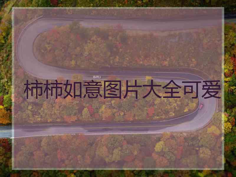 柿柿如意图片大全可爱