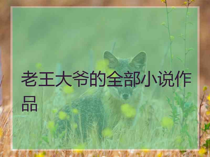 老王大爷的全部小说作品