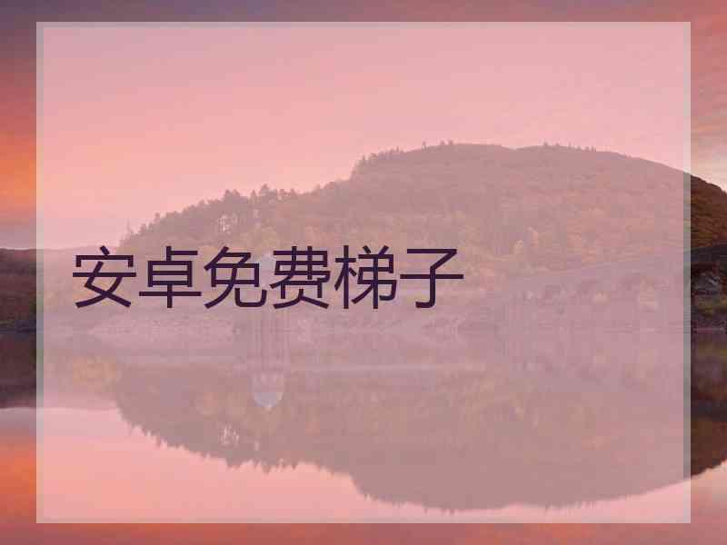 安卓免费梯子