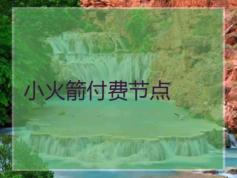 小火箭付费节点