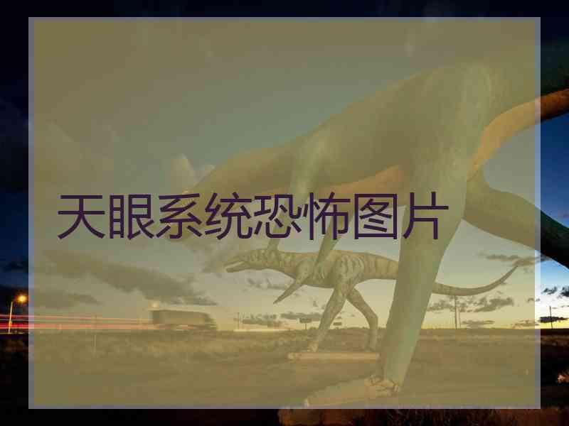 天眼系统恐怖图片