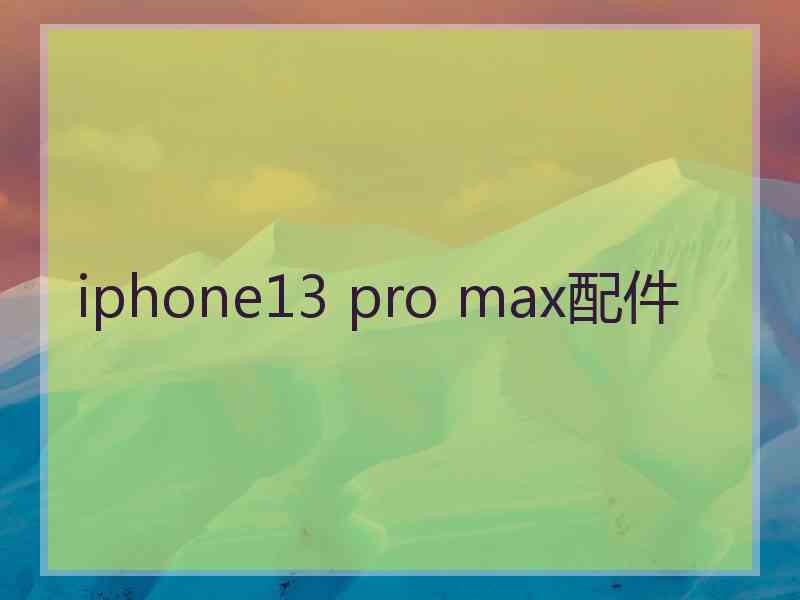 iphone13 pro max配件