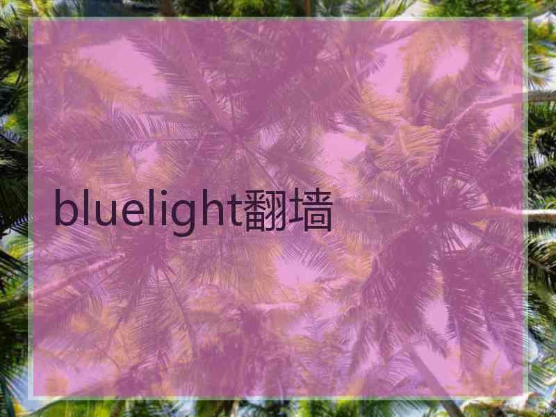 bluelight翻墙